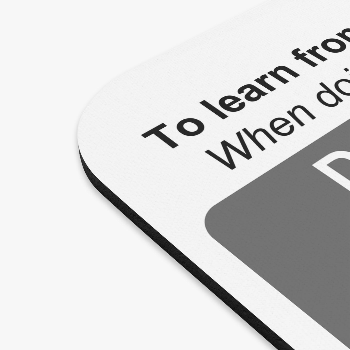 4D Learning Mouse Pad — A tool for thinking, disguised as a mouse pad