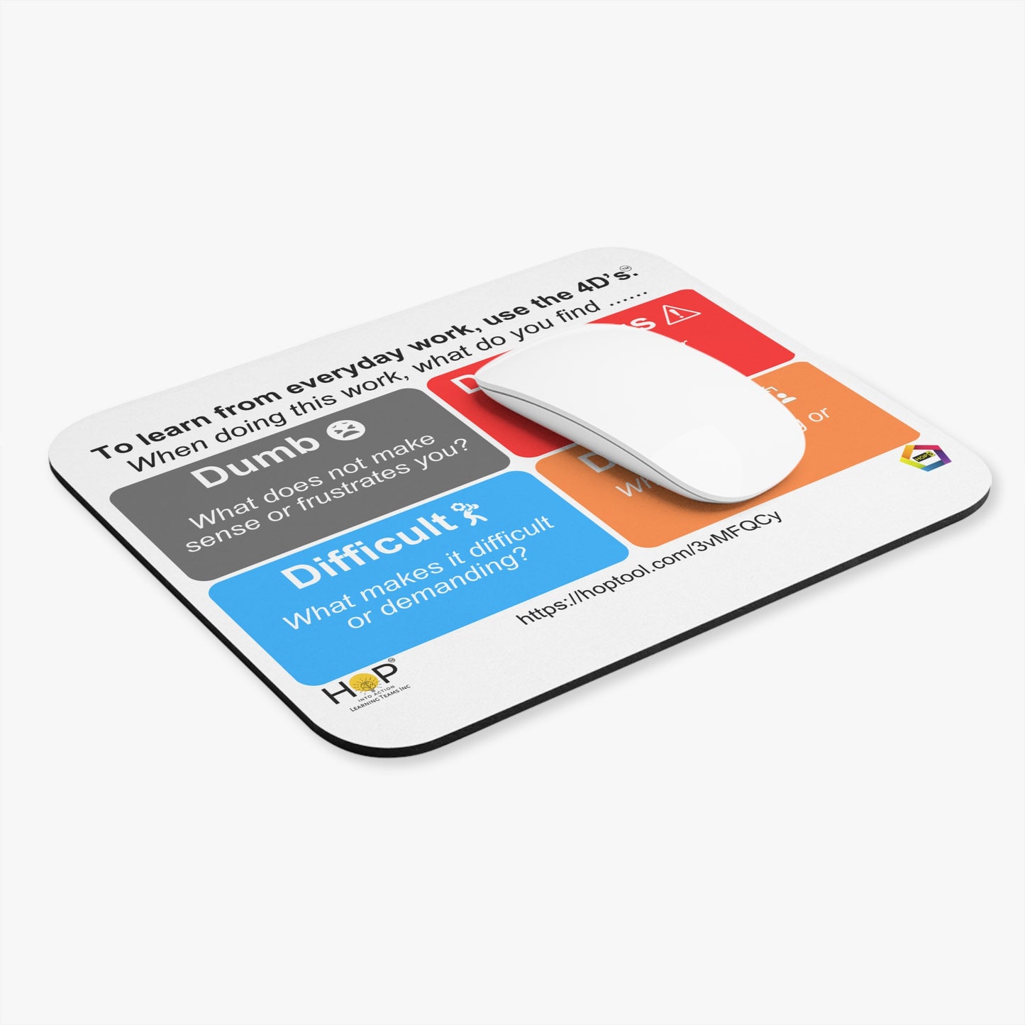4D Learning Mouse Pad — A tool for thinking, disguised as a mouse pad